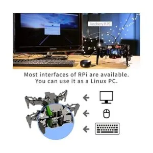 Adeept DarkPaw Bionic Kit de robot de araña cuadrupada_6