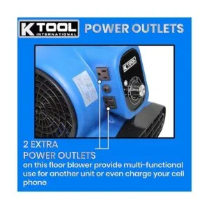 K Tool International Soplador de piso con motor de aire de_6