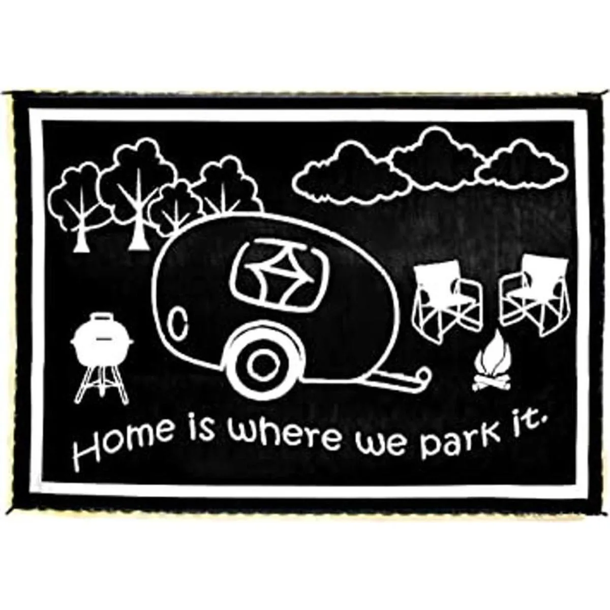 Stylish Camping Tapete de patio iluminado con LED_1