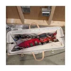 Bolso de lujo para herramientas Klein Tools de lona hecha_4