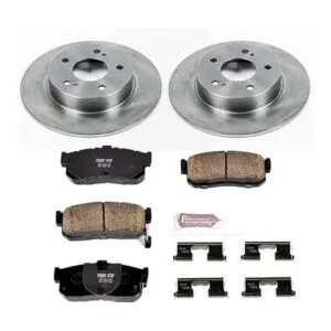 Power Stop KOE1168 Kit de freno de repuesto trasero de_2