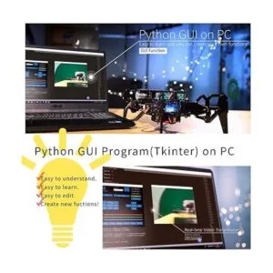 Adeept DarkPaw Bionic Kit de robot de araña cuadrupada_5