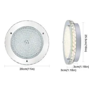 Lzawvm Lámpara de techo empotrada moderna LED para_4