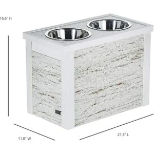 New Age Pet ECOFLEX Piedmont Cenador de 2 cuencos con_2