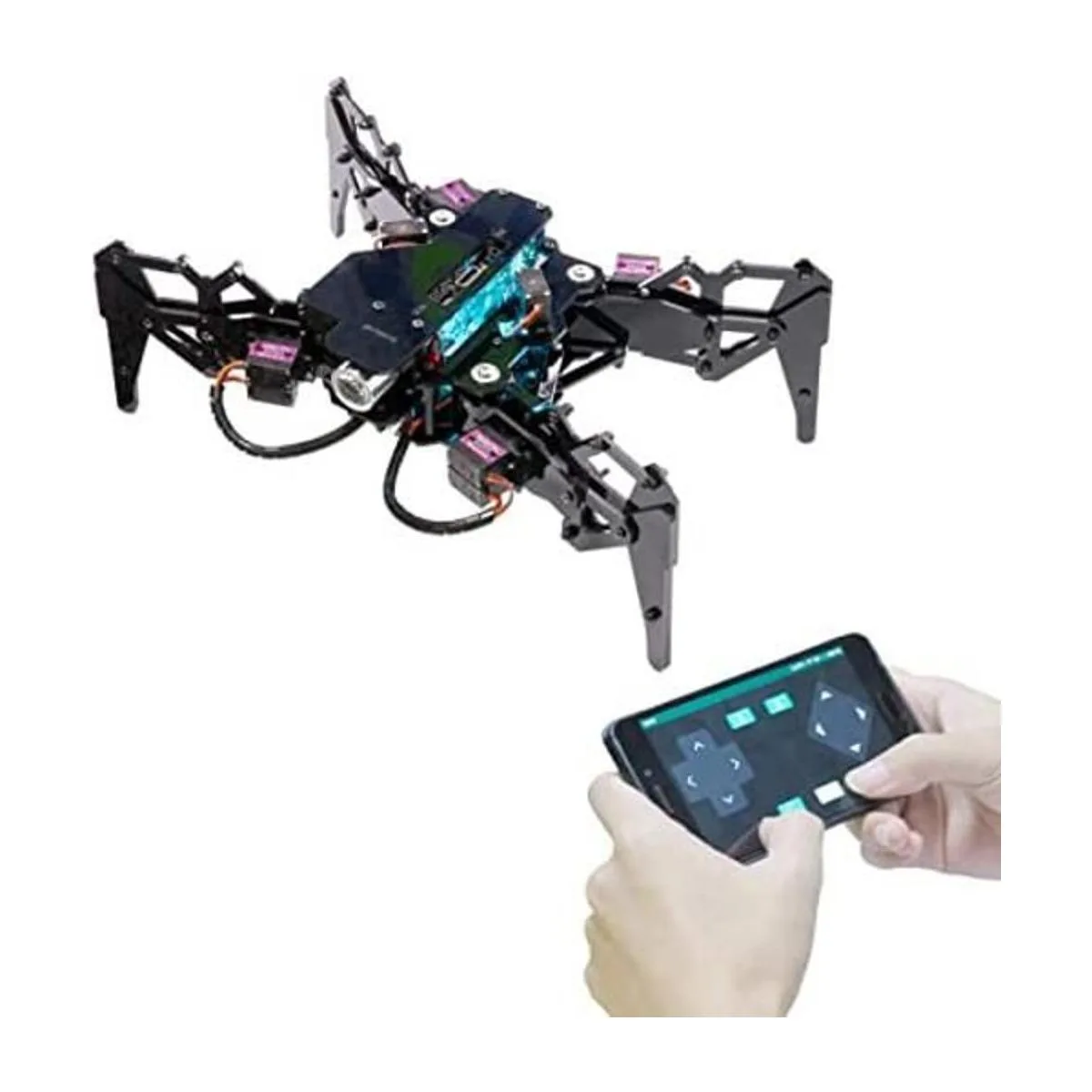 Adeept DarkPaw Bionic Kit de robot de araña cuadrupada_1