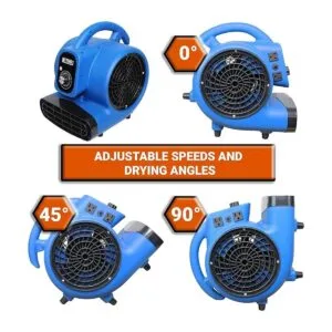 K Tool International Soplador de piso con motor de aire de_3