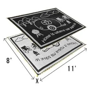 Stylish Camping Tapete de patio iluminado con LED_2