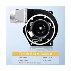 Criditpid Motor de soplador de escape 80602 de repuesto_3