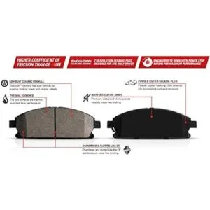 Power Stop Rear KOE5381 Kit de pastillas de freno y rotor_2