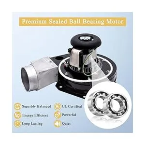 Criditpid Motor de soplador de escape 80602 de repuesto_4