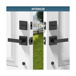 TICONN Juego de manijas dobles para puerta delantera_7