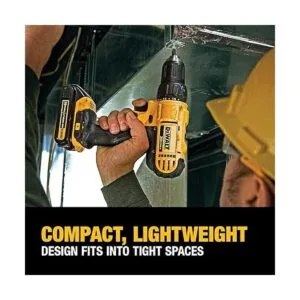 Juego de taladro compacto DeWalt DCD771C2 de 20 vatios_5