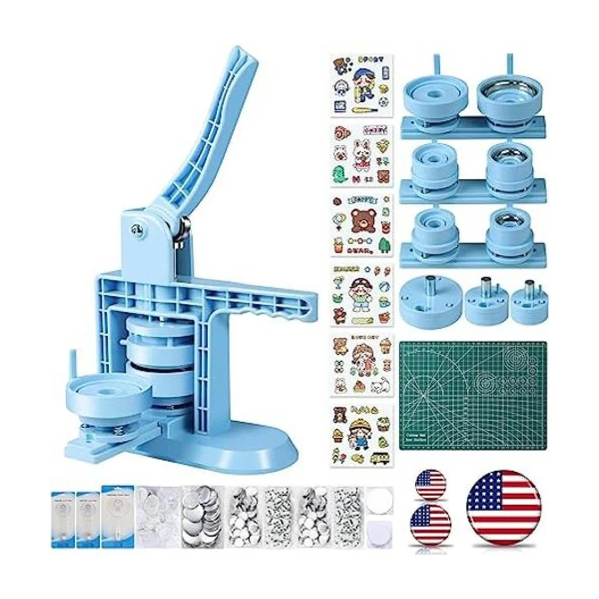 Happizza Máquina para hacer botones de varios tamaños 4_1