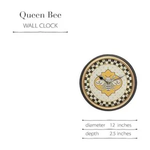 MacKenzieChilds Reloj de pared reloj decorativo para el_4