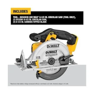 DeWalt DCS391B 20 voltios Max LiIon Sierra circular_3