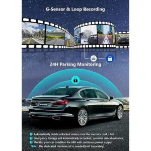 REDTIGER Dashcams Cámara frontal de automóvil 4K UHD_4