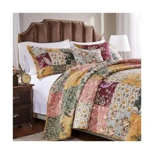 Juego de cobijas con acabado antiguo de Greenland Home_6