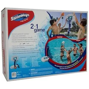 SwimWays set 2 en 1 juegos para alberca OS Multicolor_6