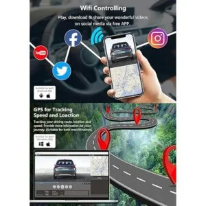 REDTIGER Dashcams Cámara frontal de automóvil 4K UHD_3