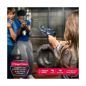 Juego de etiquetas láser recargables para niños_6