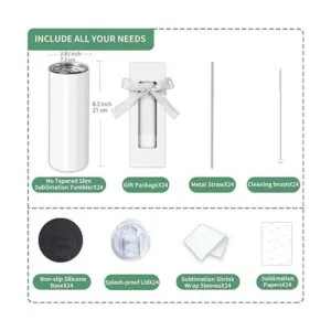 Vasos de sublimación a granel de 20 onzas delgados_2