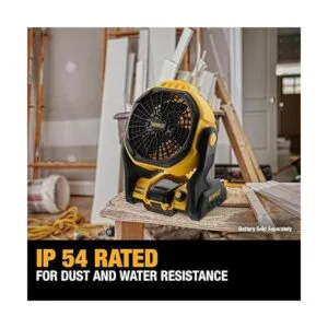 DEWALT Ventilador de lugar de trabajo de 20 V MAX solo_4