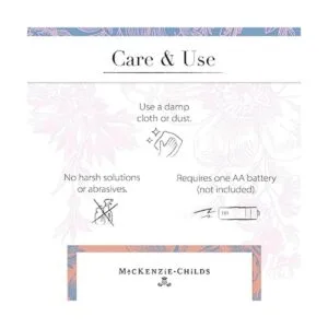 MacKenzieChilds Reloj de pared reloj decorativo para el_6