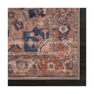 Bloom Rugs Alfombra lavable de 5 x 7 pies color beige y_6