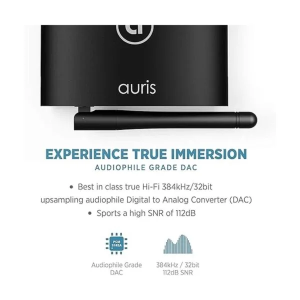 Auris Blume HD de largo alcance Bluetooth 5.0 Adaptador_5
