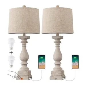 BOBOMOMO Farmhouse Juego de 2 lámparas de mesa regulables_4