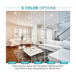 Luxrite Luces LED empotrables de 4 pulgadas 14 W 75 W_2