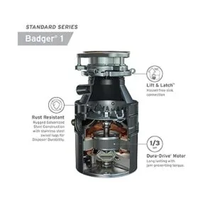 Insinkerator BADGER1CORD triturador de basura con cordón_2