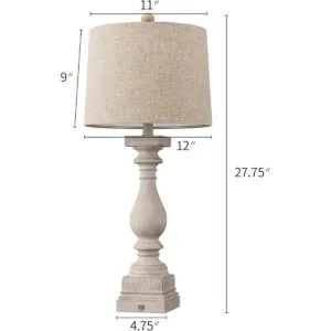 BOBOMOMO Farmhouse Juego de 2 lámparas de mesa regulables_6