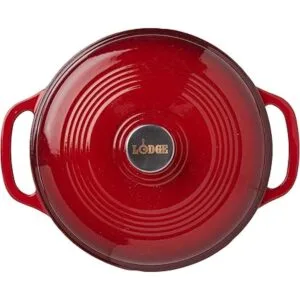 Lodge Horno holandés de hierro fundido esmaltado con pomo_3