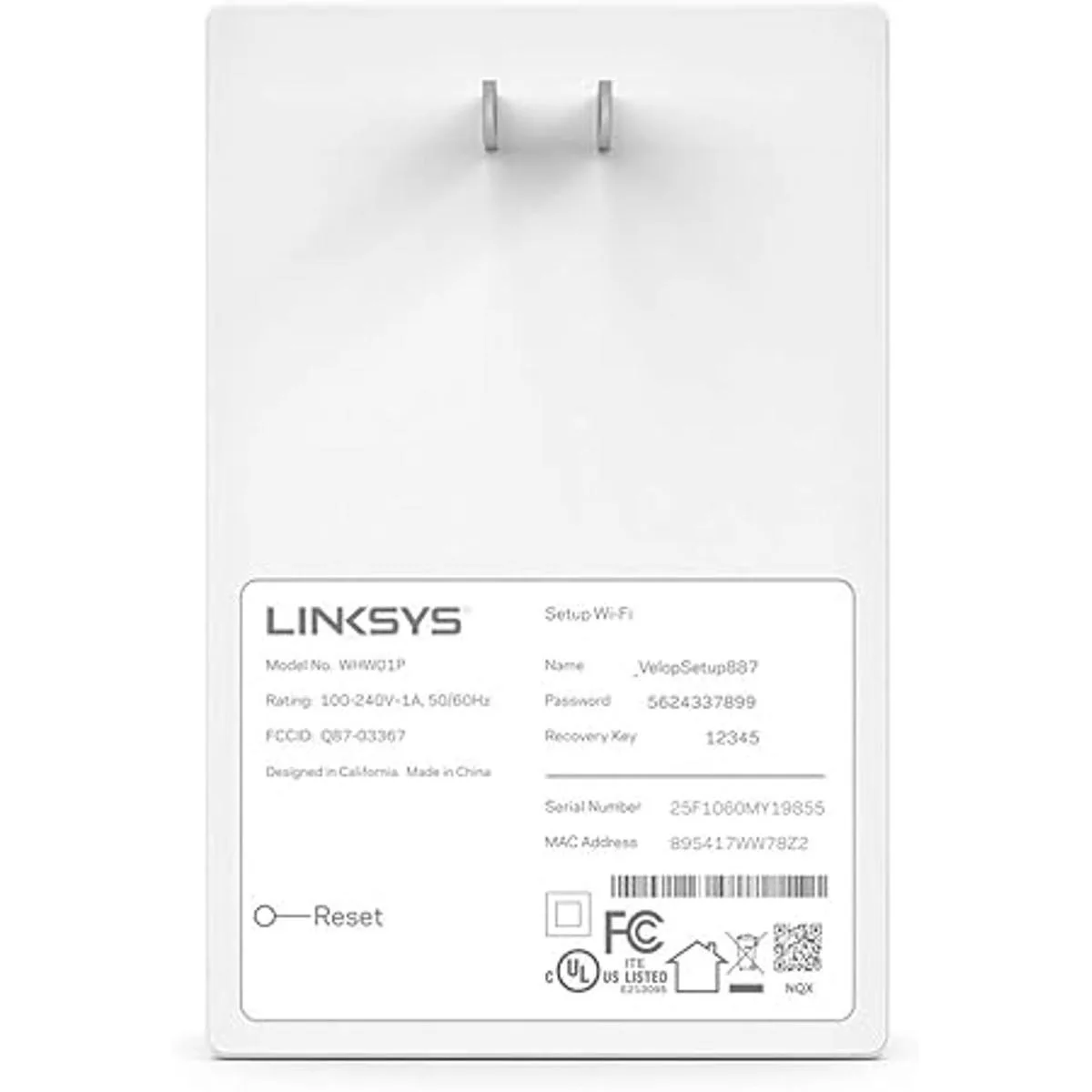 Linksys WHW0101P Velop Extensor WiFi de malla enchufe de_3
