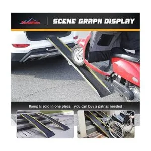 Ruedamann 1 rampa de carga de aluminio plegable de 6 pies_2