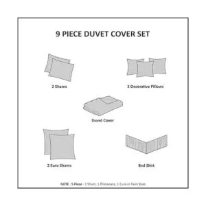 Madison Park Dawn Juego de funda de duvet 9 piezas 100_5