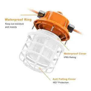 100FT Construction String Lights 150W LED Industrial Grade_3