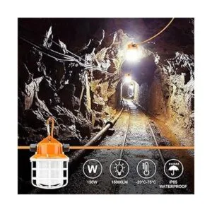 100FT Construction String Lights 150W LED Industrial Grade_5