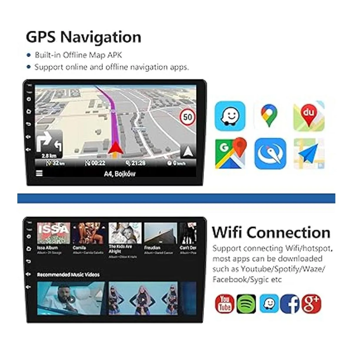 Estéreo de coche Android 2G32G con Carplay inalámbrico_4