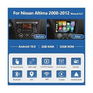 Estéreo de coche Android 2G32G con Carplay inalámbrico_2