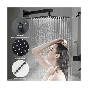 Cobbe Juego completo de grifería de ducha con cabezal_3