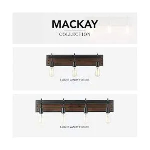 Globe Electric 52058 Lámpara de tocador de 4 luces_6