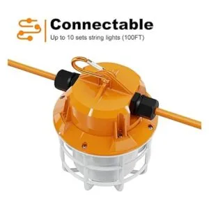 100FT Construction String Lights 150W LED Industrial Grade_4