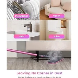 Schenley Limpiador de vapor con vaporizador de mano_3