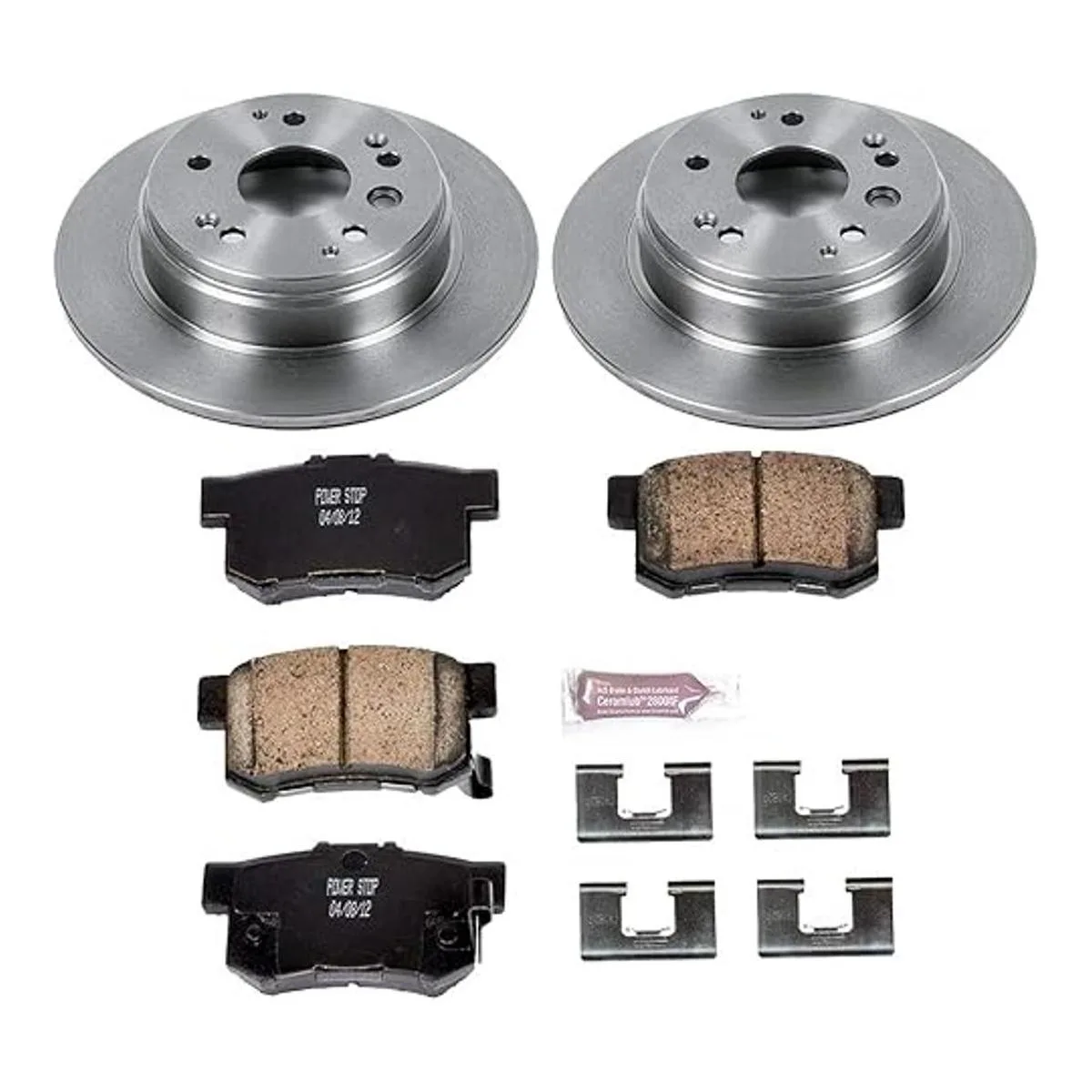 Power Stop KOE5399 Kit de freno de repuesto trasero de_4