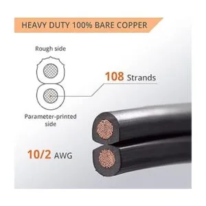 Wirefy Cable de iluminación de paisaje de bajo voltaje_2