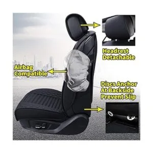 Cubreasientos de piel universales para asientos delanteros_3