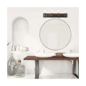 Globe Electric 52058 Lámpara de tocador de 4 luces_3