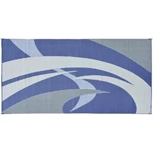 Alfombrilla estilo jardín AzulNegroGris_4